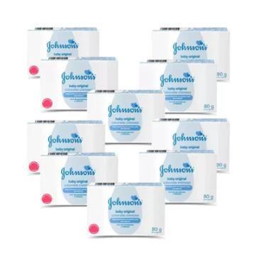 Imagem de Kit Sabonetes Barra Johnsons Regular 80g Johnsons Baby