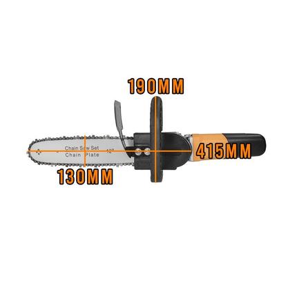 Imagem de Kit sabre, corrente e proteçao para esmerilhadeira