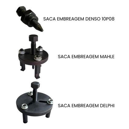 Imagem de Kit Saca Cubo Embreagem Para Compressores 10p08 Delphi E Mahle
