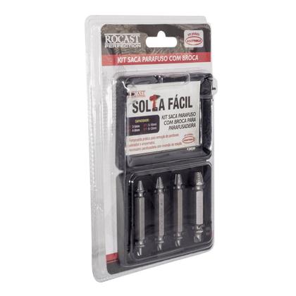 Imagem de Kit Saca Parafuso C/broca P/parafusadeira (96,0002) - Rocast