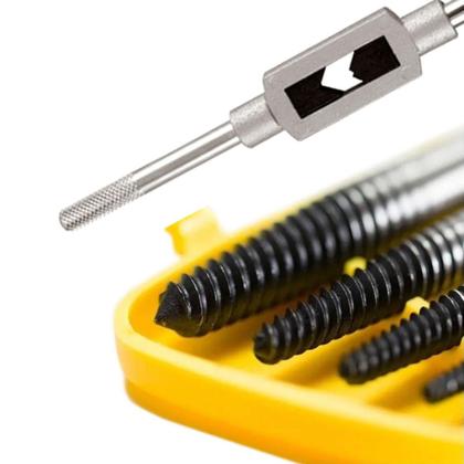 Imagem de Kit Saca Parafuso Quebrado Macho Rosca Espanado + Chave - I.D.E.A.+PRO
