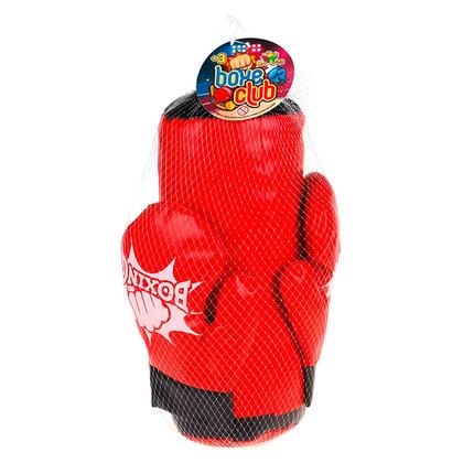 Imagem de Kit Saco Boxe Infantil Mini Saco De Pancada + Par De Luvas Macio Para Treinar