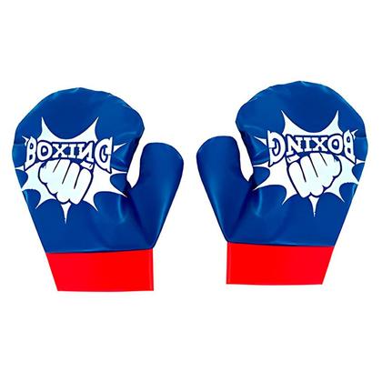 Imagem de Kit Saco Boxe Infantil Mini Saco De Pancada + Par De Luvas Macio Para Treinar