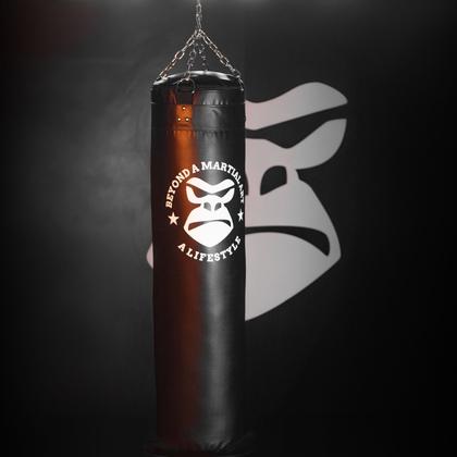 Imagem de Kit Saco De Pancada Profissional Reforçado 120cm e Luva Bate Saco Gorilla Boxe MuayThai