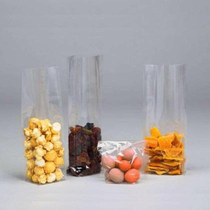 Imagem de Kit Saco Transparente Cristal Sem Aba PP BOPP Embalagem Saquinho Plástico Reforçado 10x15 - 50 Unidades