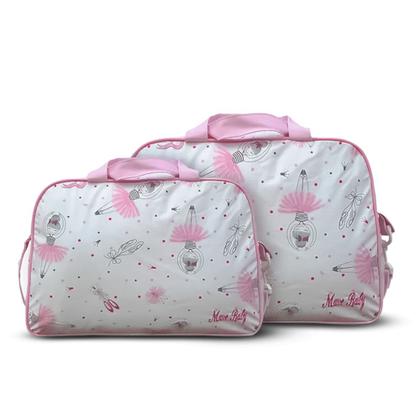 Imagem de Kit Sacola Maternidade Frasqueira PVC Desenhos Mave Baby