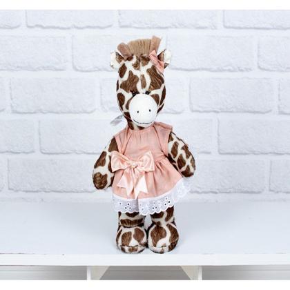 Imagem de KIT SAFARI VESTIDO COM LESE PELUCIA EM PÉ 20cm - LEÃO, ELEFANTE, MACACO, GIRAFA.