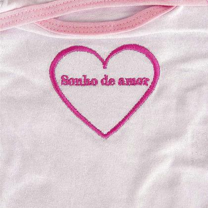 Imagem de Kit Saida Maternidade Bebê Reborn C Mantinha 5 Peças Rosa