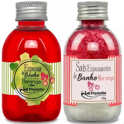 Imagem de Kit Sais e Espuma Para Banho 135g La Pimienta