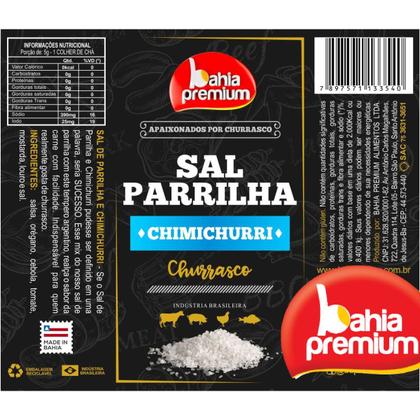 Imagem de Kit Sal de Parrilla Para Churrasco Completo Com Pimenta do Reino 6 Unidades 350g Bahia Premium 5 Sabores