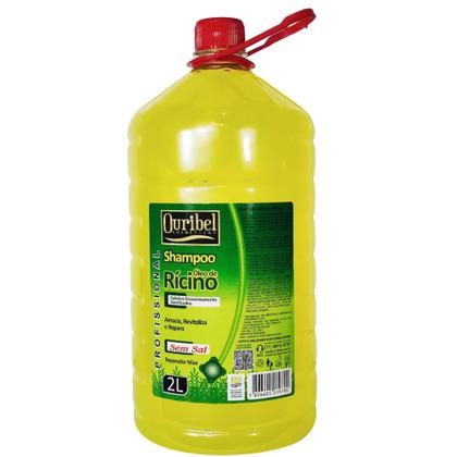 Imagem de Kit SALÃO DE BELEZA Shampoo e Condicionador de Rícino Ouribel 2 Litros