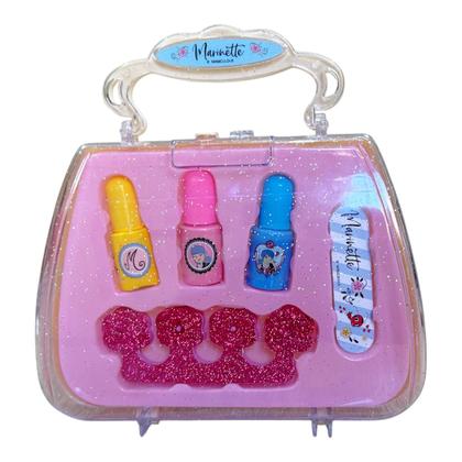 Imagem de Kit Salão de Unhas Infantil Antialérgica Marinette Miraculous - Polibrinq