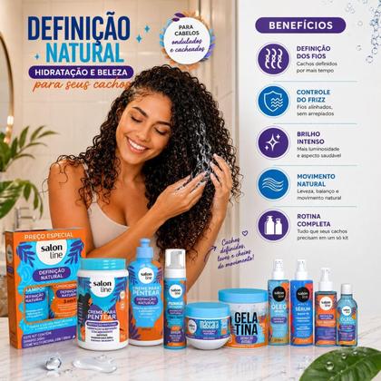 Imagem de Kit Salon Line Definição Natural Completo Com 10