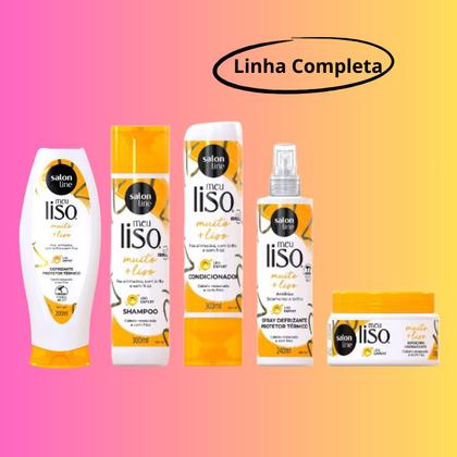 Imagem de Kit Salon Line Meu Liso Muito + Liso Sh+Cond+Masc