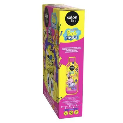 Imagem de Kit Salon Line Shampoo 300ml + Creme Multifuncional 300ml SOS Cachos Bob Esponja