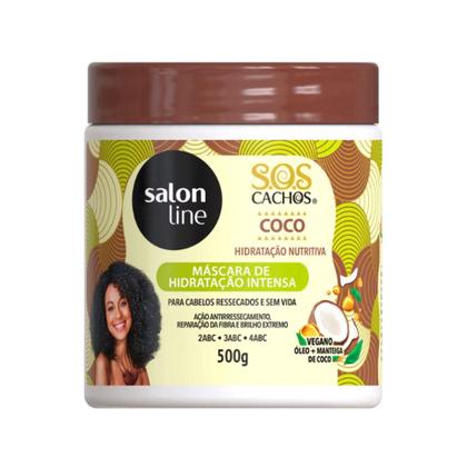 Imagem de Kit Salon Line Sos Cachos Coco Hidratação Nutritiva C/3