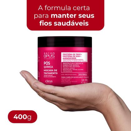 Imagem de Kit Salon Opus Pós-Química com Proteínas de Trigo e Soja - Força e Reparação Capilar