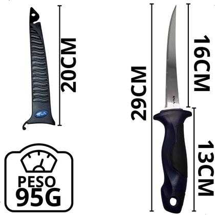 Imagem de Kit Sambura Covo Nylon Camarão Tampa N.2 Faca Fileteira