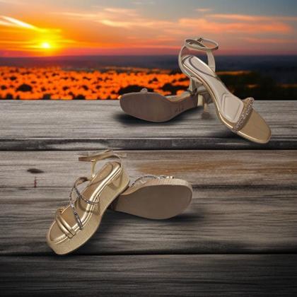 Imagem de Kit Sandália Feminina Salto alto e Plataforma Anabele Moda