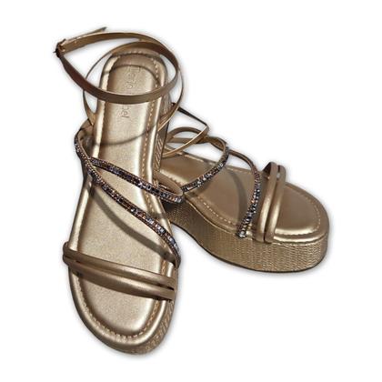 Imagem de Kit Sandália Feminina Salto alto e Plataforma Anabele Moda