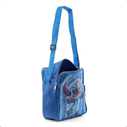 Imagem de Kit Sandália Slide Kids Com Lancheira Stitch Feminino E Masculino Conforto