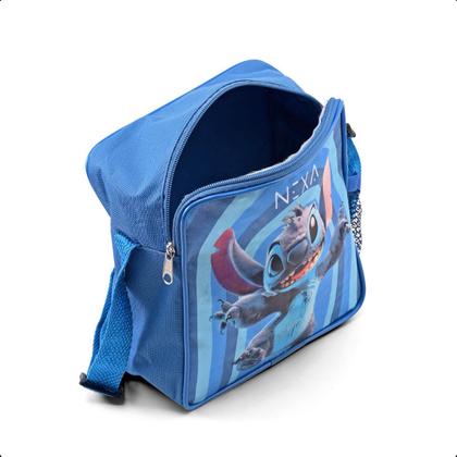 Imagem de Kit Sandália Slide Kids Com Lancheira Stitch Feminino E Masculino Conforto