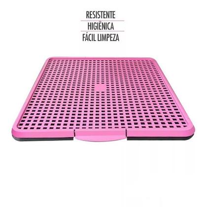 Imagem de Kit Sanitario Higienico Educador E Casa Proteção UV Rosa N4