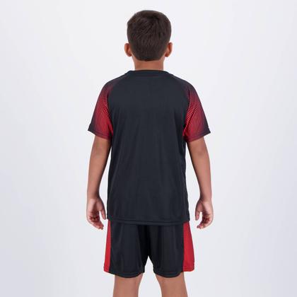 Imagem de Kit São Paulo Hero Escudo Juvenil Preto