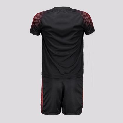 Imagem de Kit São Paulo Hero Escudo Juvenil Preto