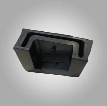 Imagem de Kit Sapatas de Borracha Perfil "U" para Escada Fibra de Vidro