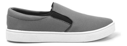 Imagem de Kit Sapatênis Masculino Slip On Preto Com Relogio Led Preto