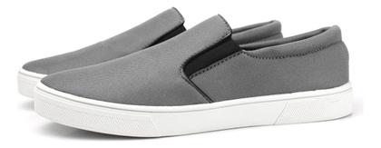 Imagem de Kit Sapatênis Masculino Slip On Preto Com Relogio Led Preto