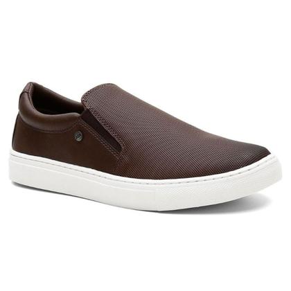 Imagem de Kit sapatênis Slip On Connect Way + Cinto + Carteira Slin