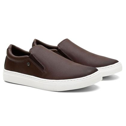 Imagem de Kit sapatênis Slip On Connect Way + Cinto + Carteira Slin