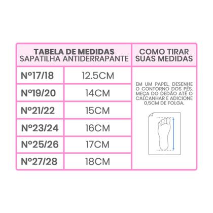 Imagem de Kit Sapatilha Infantil Antiderrapante Magicc Kids S099 S102