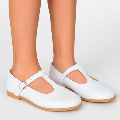 Imagem de Kit Sapatilha Social Boneca Retrô com Bolsa Tiracolo Cetim e Laço