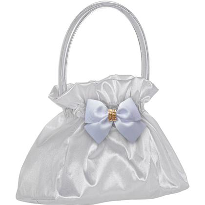 Imagem de Kit Sapatilha Social Boneca Retrô com Bolsa Tiracolo Cetim e Laço