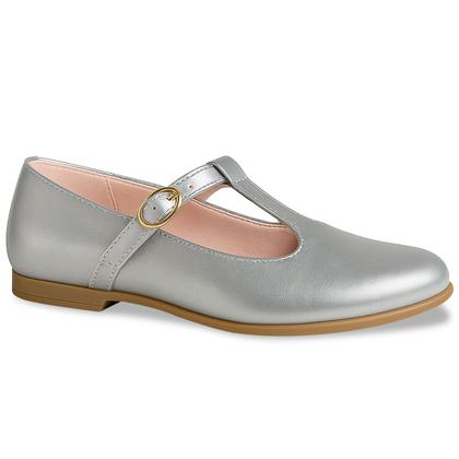 Imagem de Kit Sapatilha Social Boneca Retrô com Bolsa Tiracolo Cetim e Laço