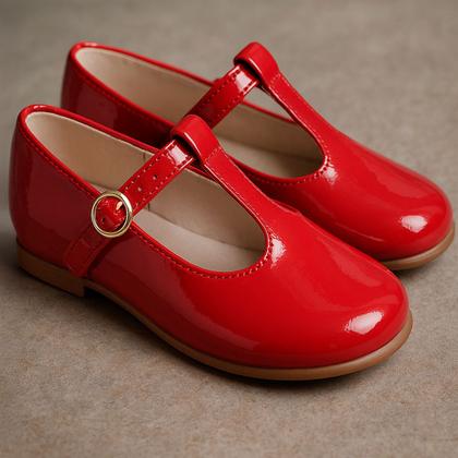 Imagem de Kit Sapatilha Social Boneca Retrô com Bolsa Tiracolo Cetim e Laço