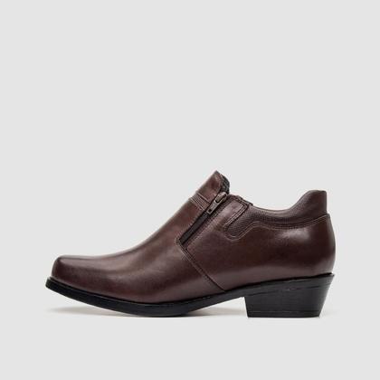 Imagem de Kit Sapato Masculino Marrom Com Cinto Country Artesanal Qualidade E Originalidade Sofisticação E Estilo Zapattero