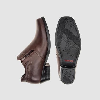 Imagem de Kit Sapato Masculino Marrom Com Cinto Country Artesanal Qualidade E Originalidade Sofisticação E Estilo Zapattero