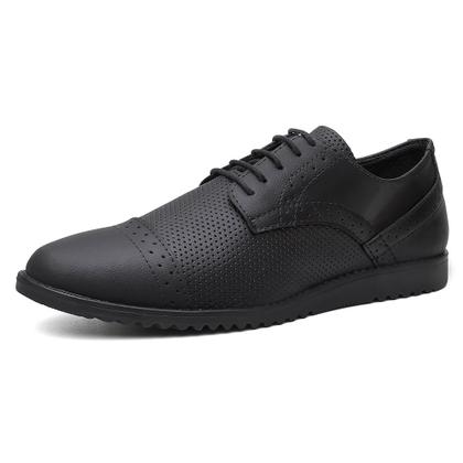Imagem de Kit Sapato Oxford Classico Ec Shoes com Cadarço Sola Borracha Leve e Carteira
