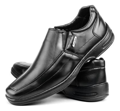 Imagem de Kit Sapato Social Masculino Ortopédico Anti Stress + Cinto