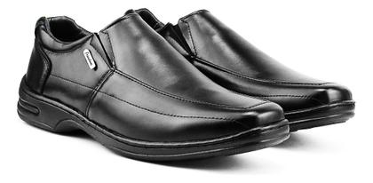 Imagem de Kit Sapato Social Masculino Ortopédico Anti Stress + Cinto