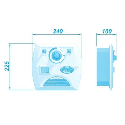 Imagem de Kit Sauna Compact Line 15kw 220v Trif + Quadro Analógico Sodramar - 25m³