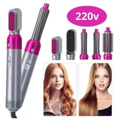 Imagem de Kit Secador Cabelo 5 Em 1 Estilizador Elétrico 220V: Looks