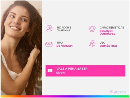 Imagem de Kit Secador e Chapinha de Viagem - Philco Travel Shine