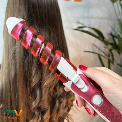 Imagem de Kit Secador Philco 2200W Bivolt com Difusor Prancha 230C Modelador 32mm