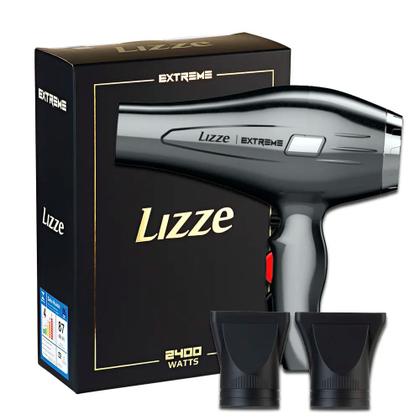 Imagem de Kit Secador Profissional Lizze Extreme 2400W 127V E Prancha Profissional Lizze Extreme 250C 127V