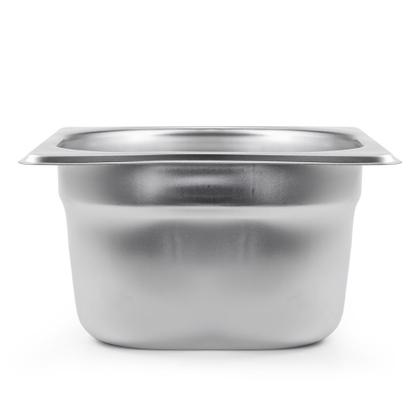 Imagem de Kit Seis Cubas Gastronomica Padrão Gn 1/6 100mm Inox sem Alça Com tampa Weck